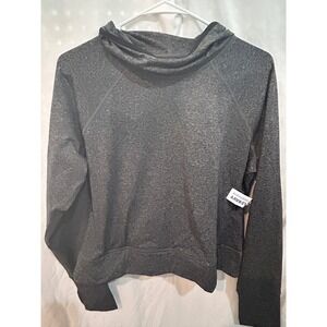 Old Navy Active CozeCore Hoodie Pullover Gray Size L Go Dry Activewear
